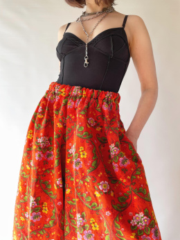 Pomarańczowe spodnie, upcycling