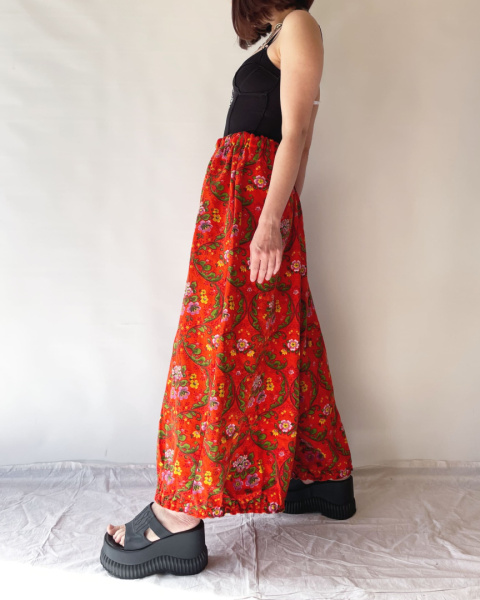 Pomarańczowe spodnie, upcycling Pomarańczowe spodnie, upcycling