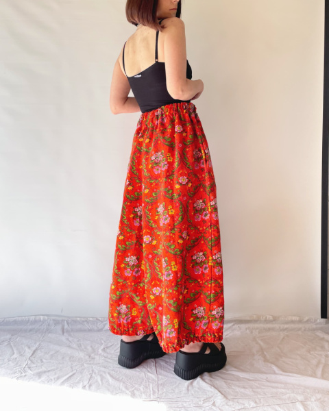 Pomarańczowe spodnie, upcycling Pomarańczowe spodnie, upcycling