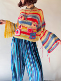 Kolorowy sweterek handmade