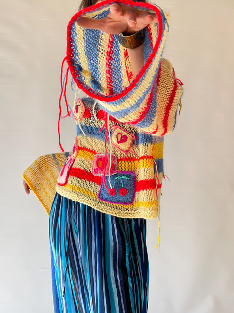 Kolorowy sweterek handmade Kolorowy sweterek handmade
