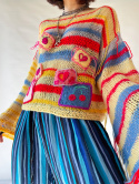 Kolorowy sweterek handmade