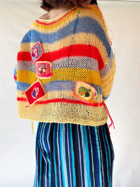 Kolorowy sweterek handmade Kolorowy sweterek handmade