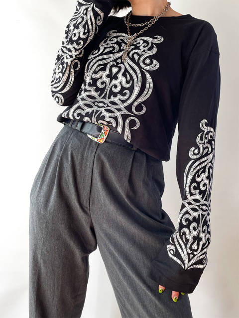 Czarny longsleeve Czarny longsleeve