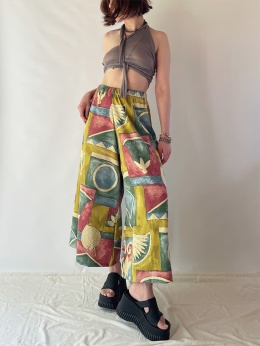 Kolorowe spodnie handmade