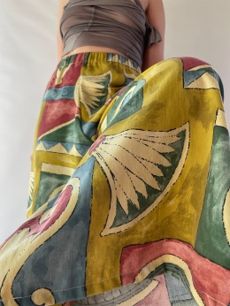 Kolorowe spodnie handmade
