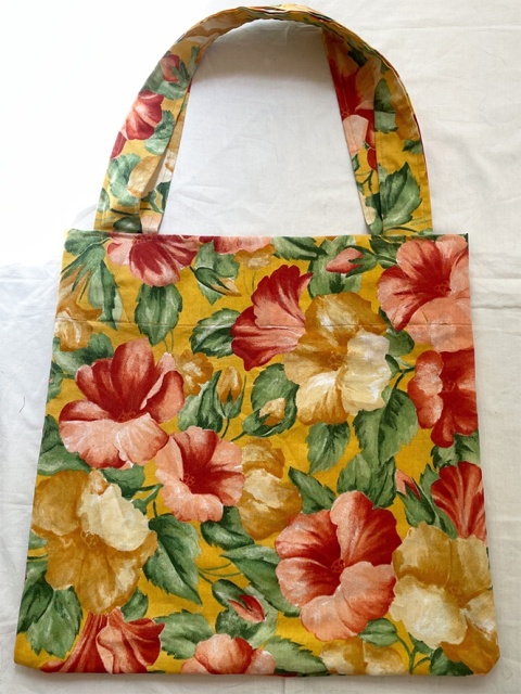 Torba handmade w kwiaty Torba handmade w kwiaty