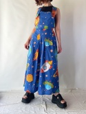 Kosmiczne ogrodniczki handmade