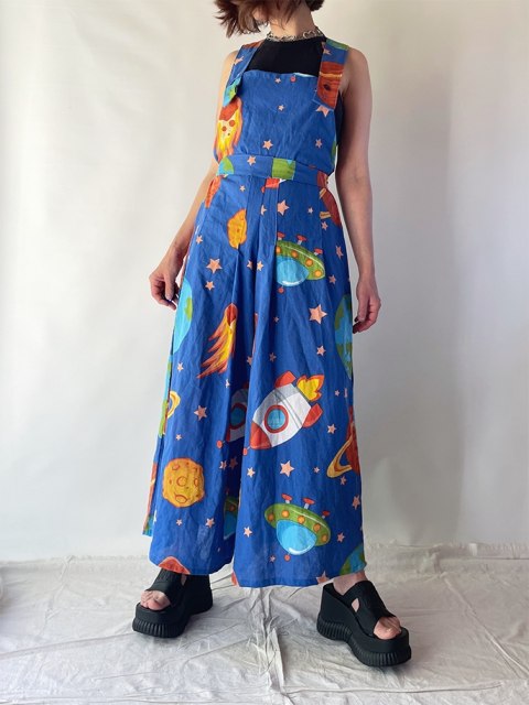 Kosmiczne ogrodniczki handmade Kosmiczne ogrodniczki handmade