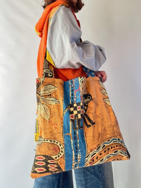 Torba z kotkiem, handmade Torba z kotkiem, handmade