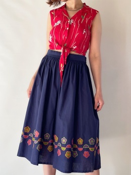 Spódnica handmade z haftem