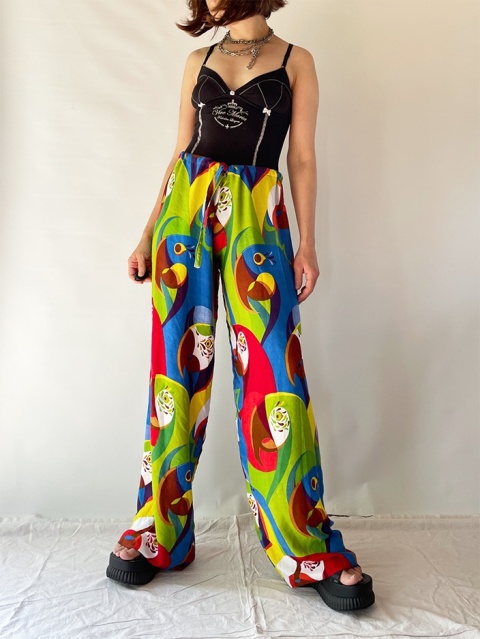 Spodnie handmade z upcyclingu Spodnie handmade z upcyclingu