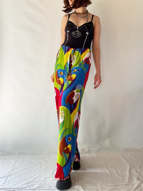 Spodnie handmade z upcyclingu Spodnie handmade z upcyclingu