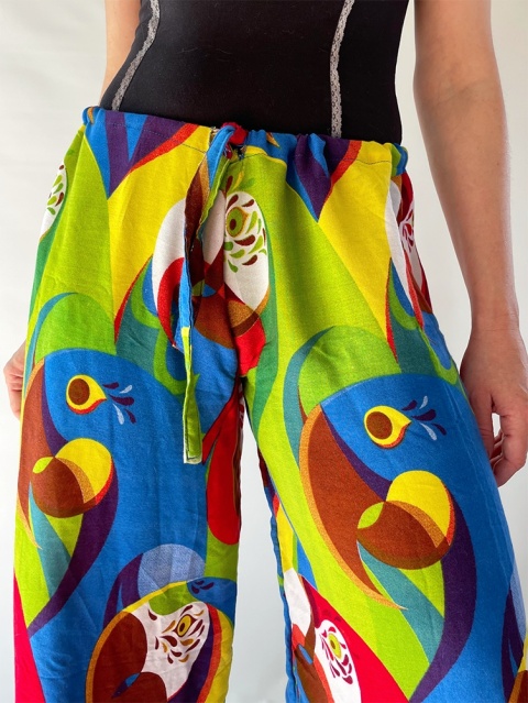 Spodnie handmade z upcyclingu Spodnie handmade z upcyclingu