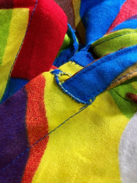 Spodnie handmade z upcyclingu Spodnie handmade z upcyclingu