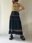 Czarna spódnica maxi