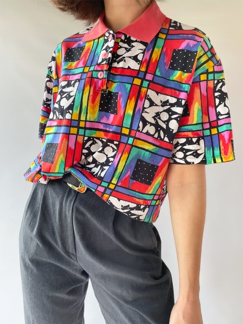 Kolorowy T-shirt