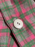 Kraciasty płaszczyk handmade