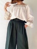 Kremowa bluzka handmade