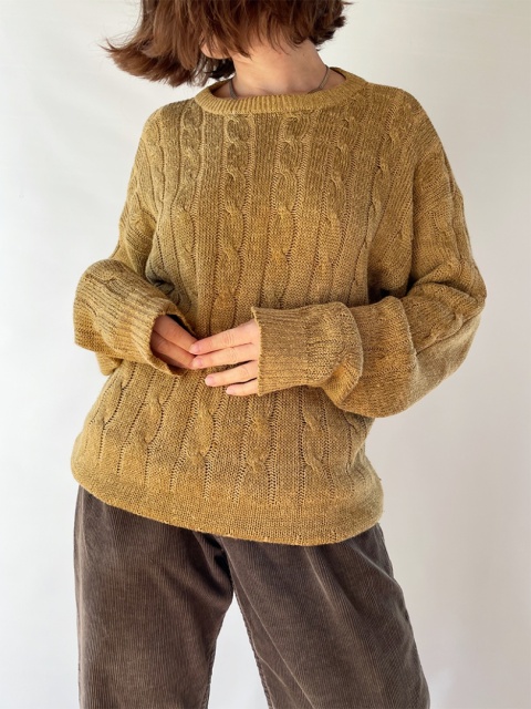 Musztardowy sweter z super składem Musztardowy sweter z super składem