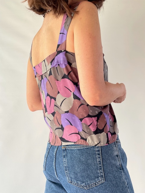 Top handmade z jedwabiu Top handmade z jedwabiu