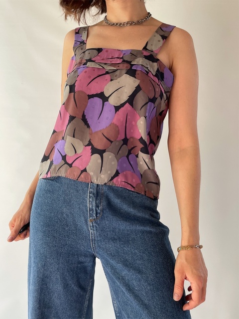 Top handmade z jedwabiu Top handmade z jedwabiu