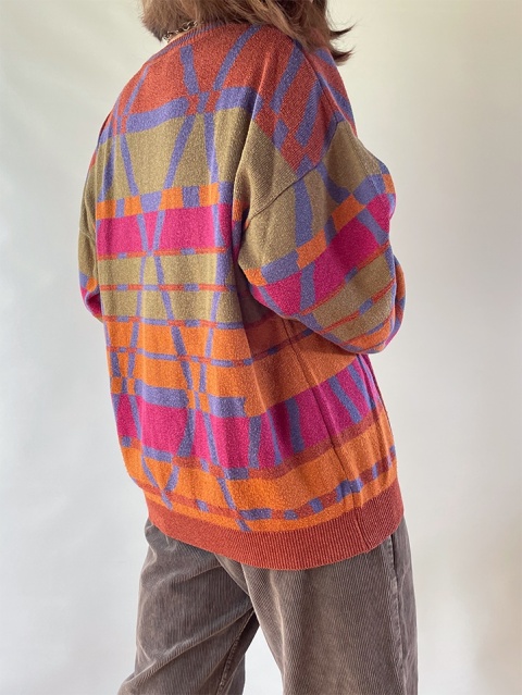 Kolorowy, cienki sweter Kolorowy, cienki sweter