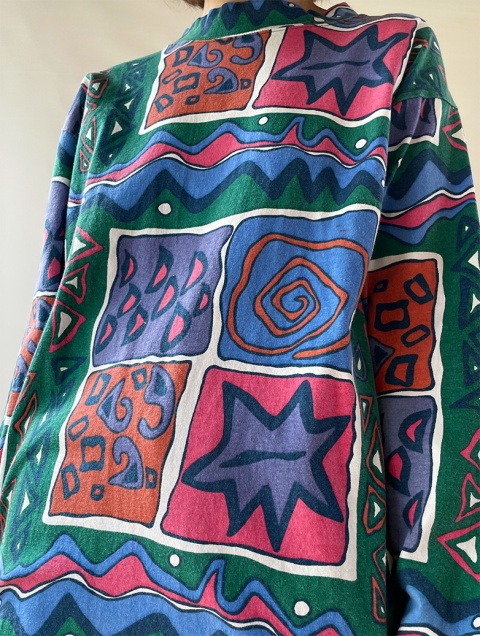 Kolorowa bluza ze stójką Kolorowa bluza ze stójką