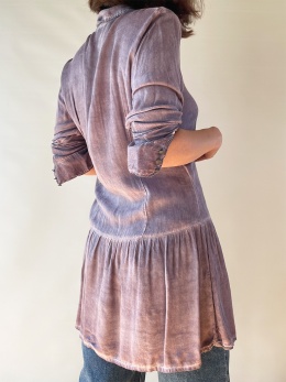 Liliowa tunika