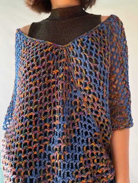 Ażurowa narzutka handmade Ażurowa narzutka handmade