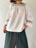 Kremowa bluzka handmade