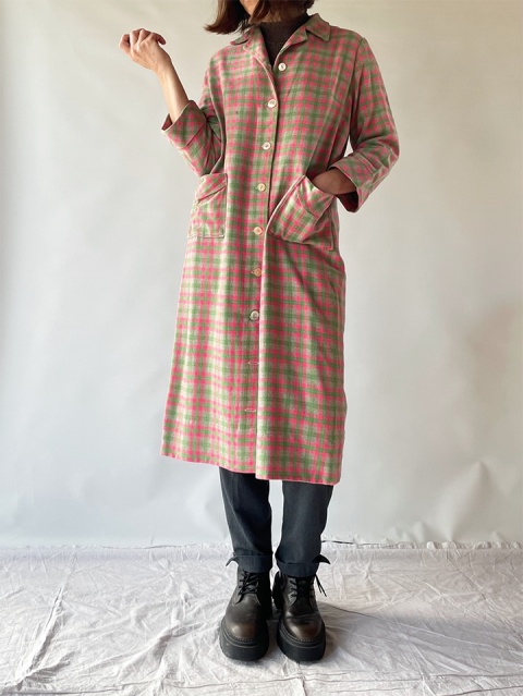 Kraciasty płaszczyk handmade Kraciasty płaszczyk handmade
