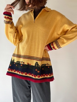 Sweter z żołędziami