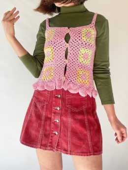 Szydełkowy top handmade
