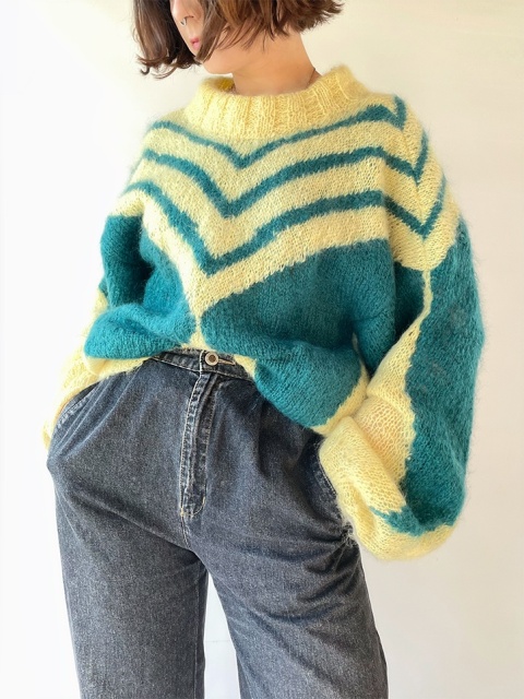 Sweter mgiełka handmade