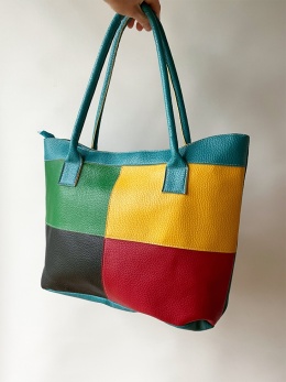 Kolorowa pojemna torba