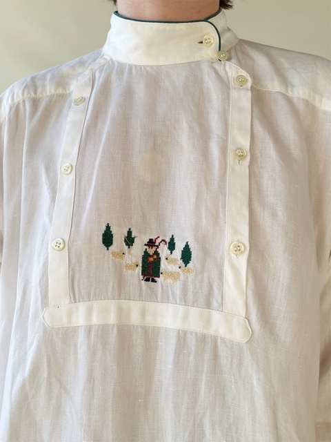 Koszula bawełna + len