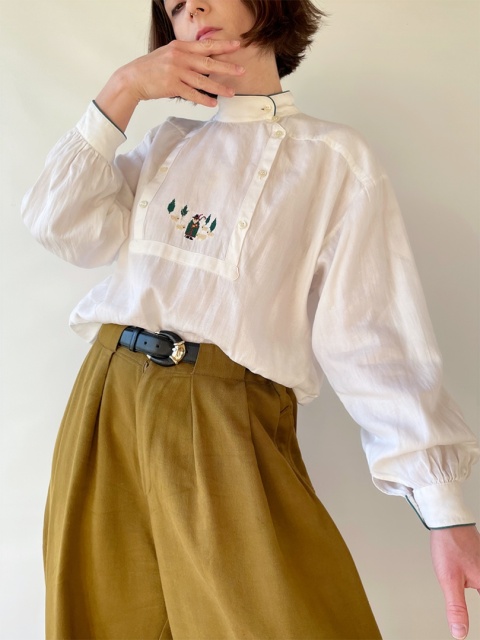 Koszula bawełna + len