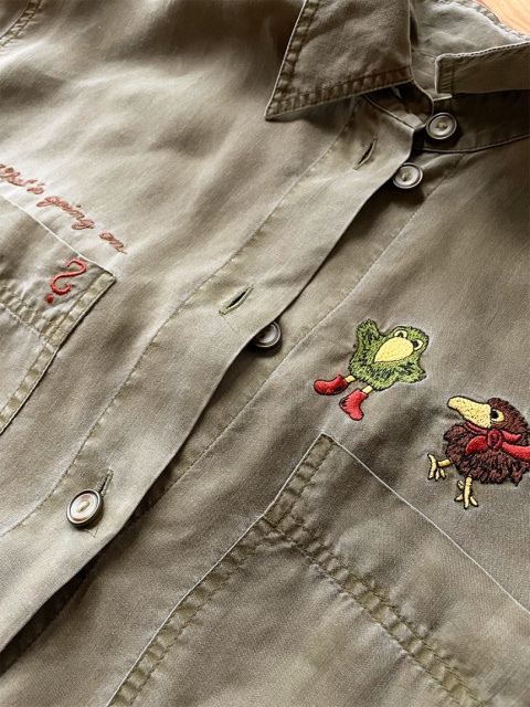 Koszula z haftami z lyocellu Koszula z haftami z lyocellu