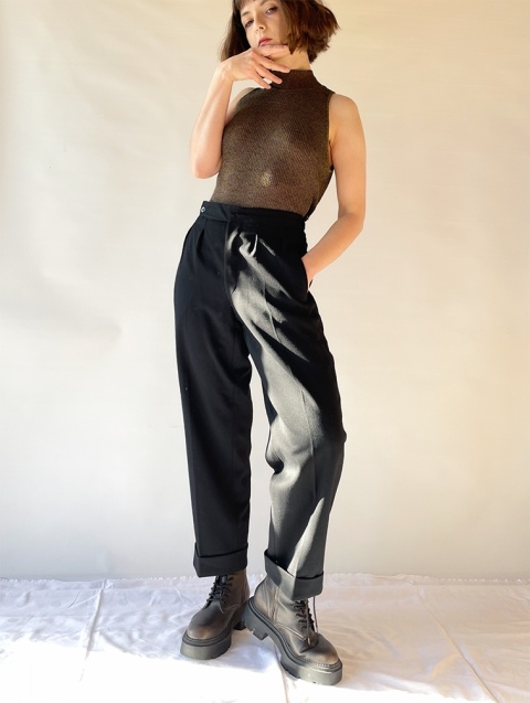 Ciepłe spodnie z wełny