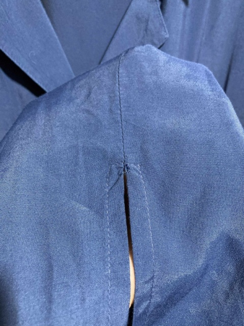 Granatowa koszula z wiskozy Granatowa koszula z wiskozy