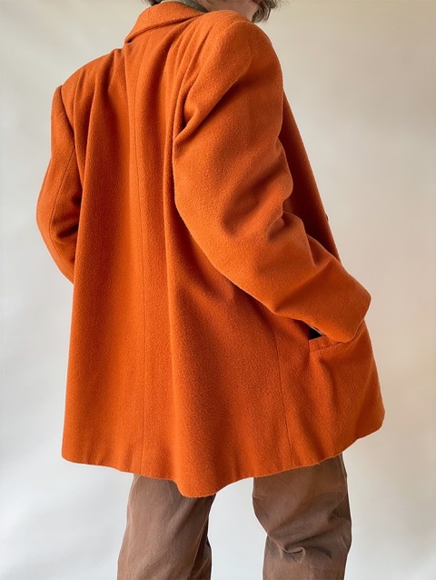 Pomarańczowa, ciepła marynarka Pomarańczowa, ciepła marynarka