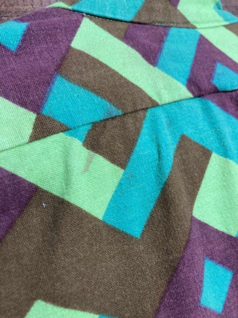 Mozaikowa koszula z lat 70. Mozaikowa koszula z lat 70.