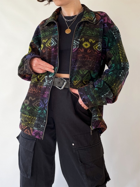 Kolorowa bluza z polaru