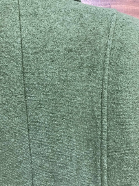 Zielony wełniany żakiet