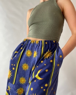 Spodnie w gwiazdy, handmade