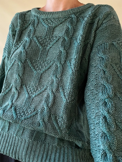 Sweter bawełna + wiskoza