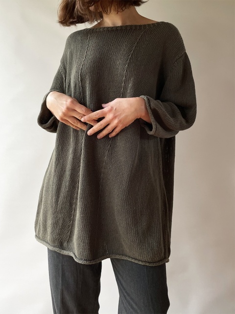 Sweter ramia + bawełna Sweter ramia + bawełna