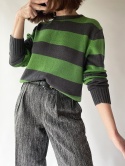 Sweter longsleeve w paski