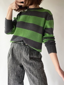 Sweter longsleeve w paski